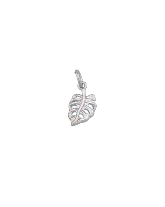 Silver Palm Leaf Charm
