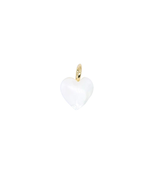 Small Pearly Heart Charm