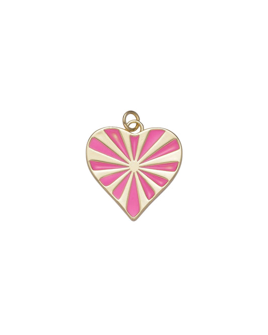 Pink Radical Heart Charm