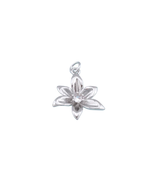 Silver Lily Charm