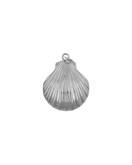 Silver Coastal Shell Charm