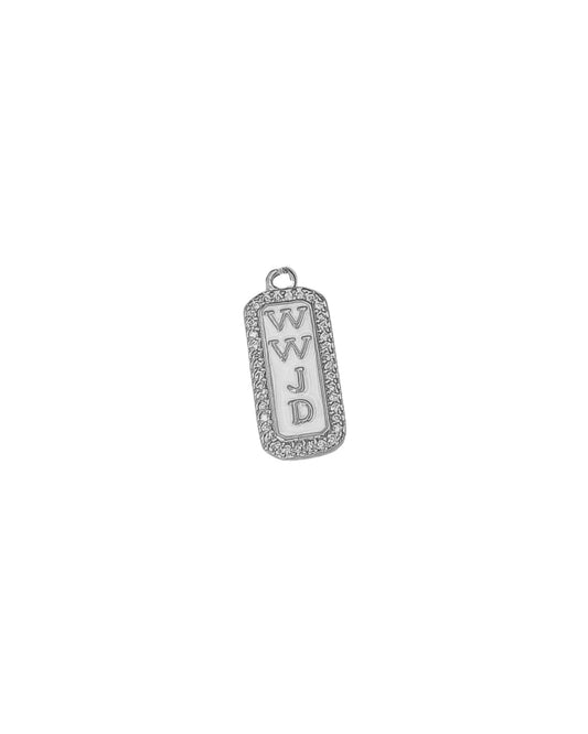 Silver WWJD Charm