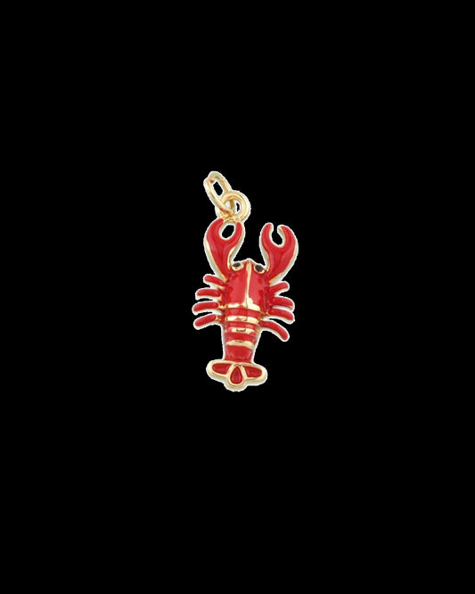 Red Coastal Lobster Charm