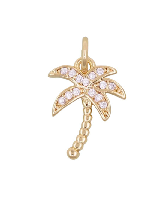 Shine Palm Tree Charm