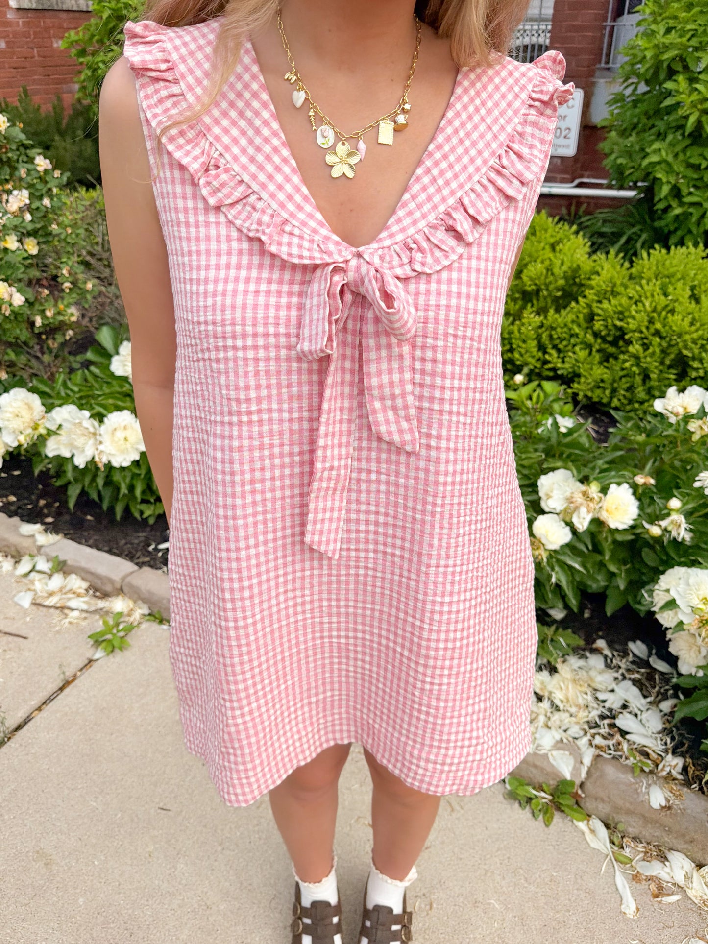 Picnic Date Gingham Dress