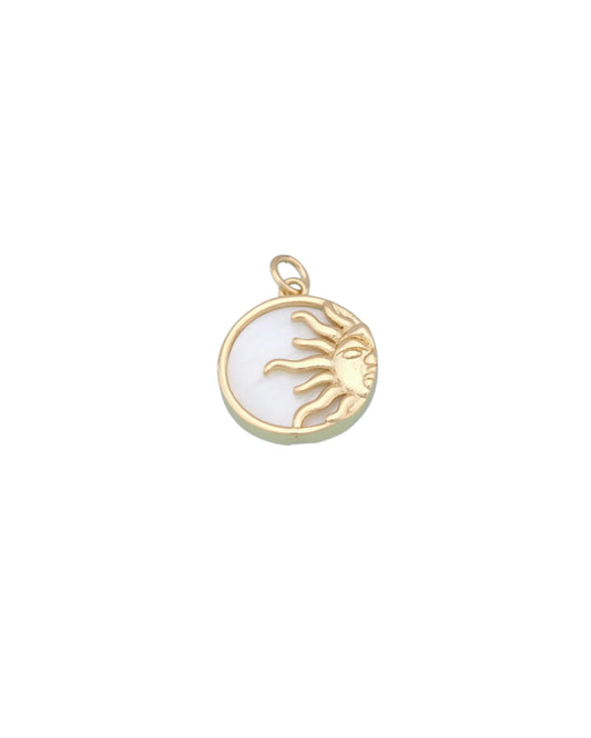 Golden Horizon Sun Charm