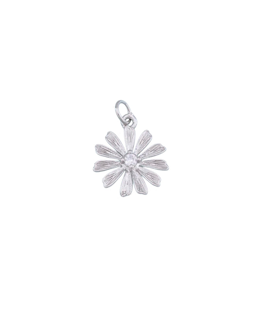 Silver Daisy Charm
