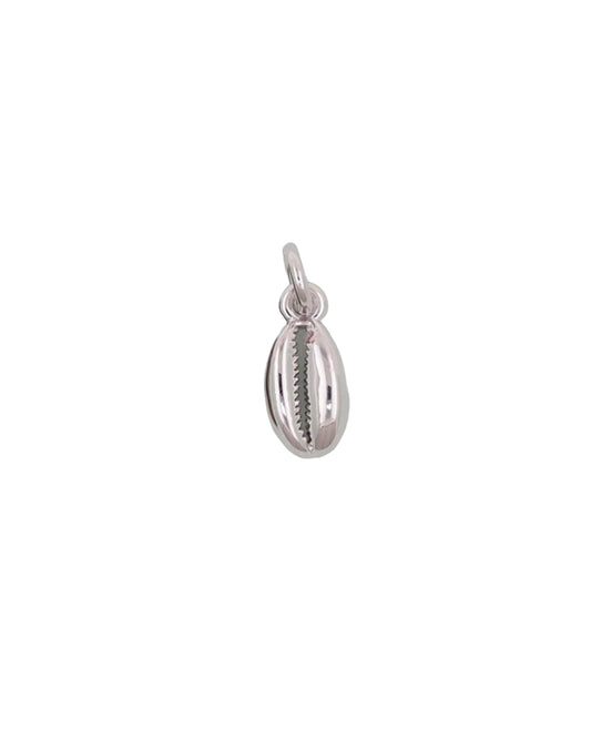 Silver Cowrie Shell Charm