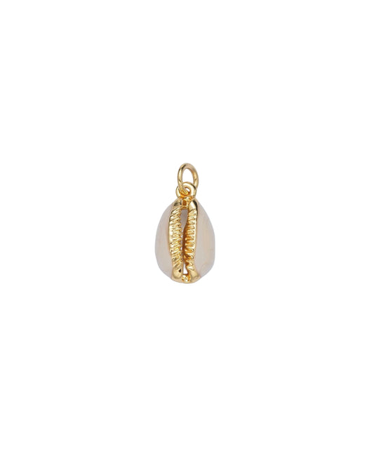 Pearly Gold Shell Charm