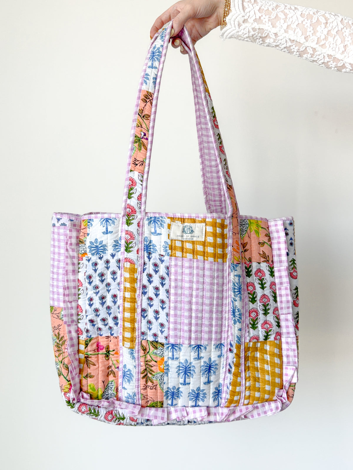 Sweet Lilac Patchwork Tote