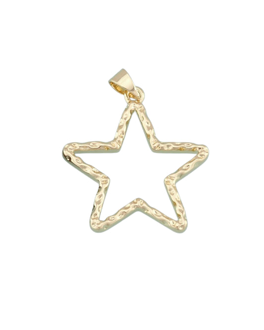 Open Star Charm