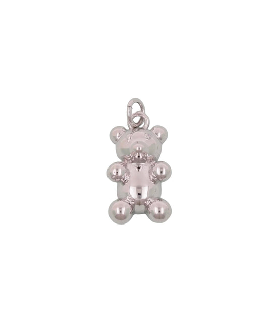 Silver Bear Charm