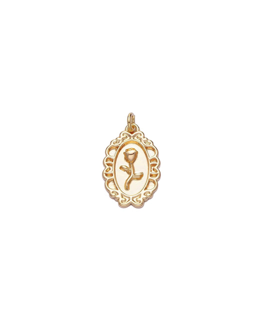 Vintage Rose Charm