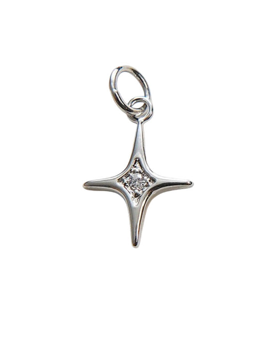 Silver Star Charm