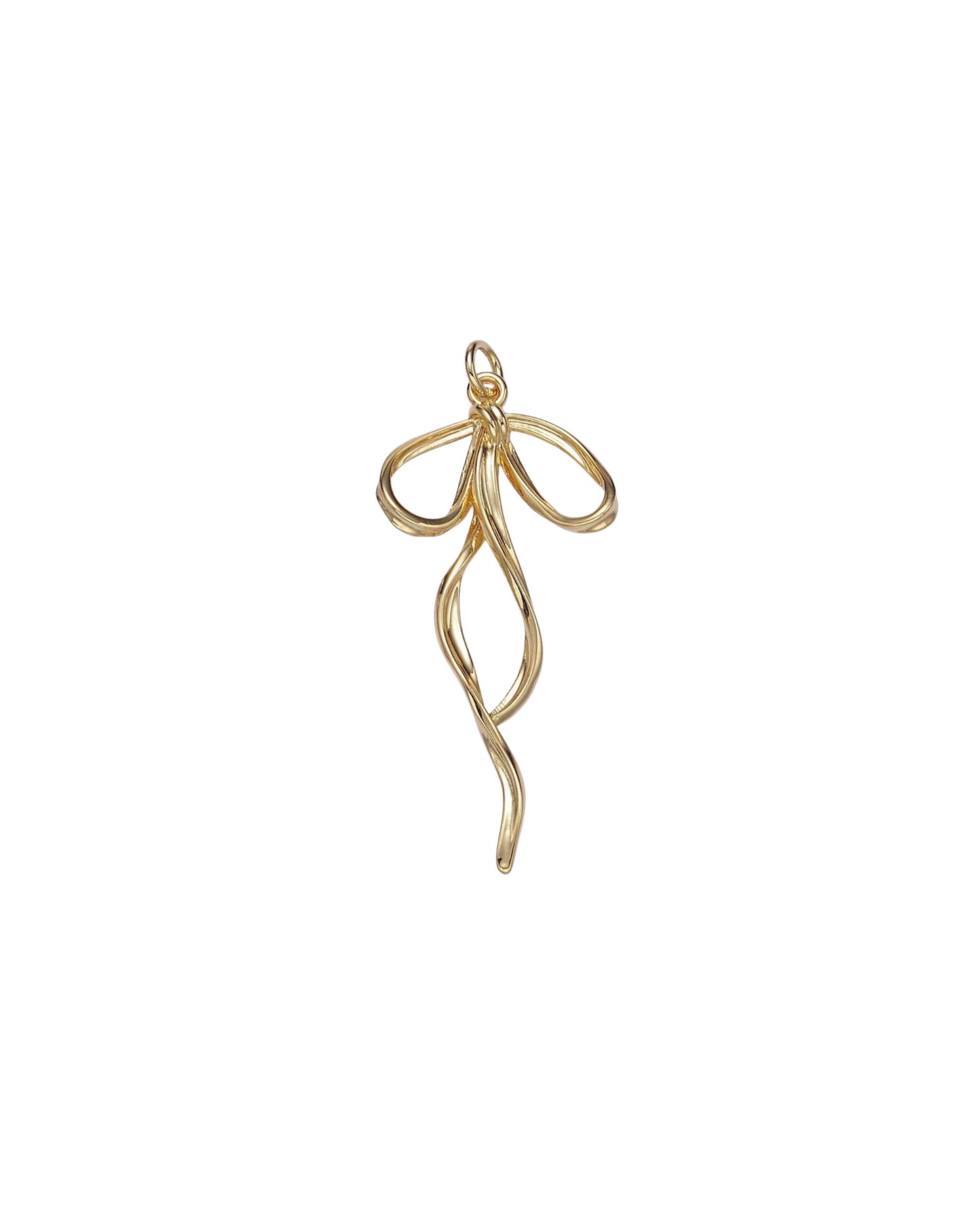 Whispy Bow Charm