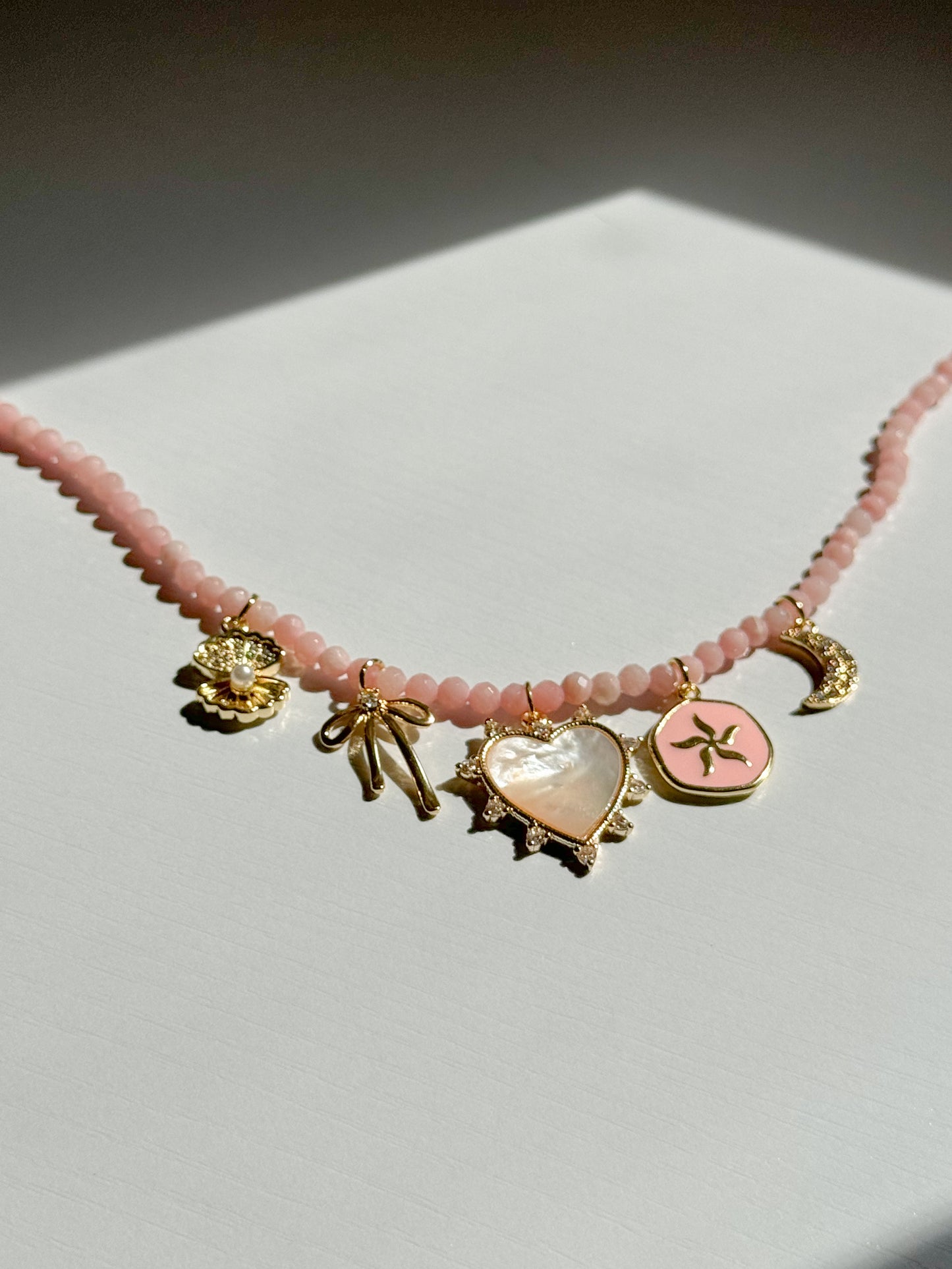 Pink Flower Charm