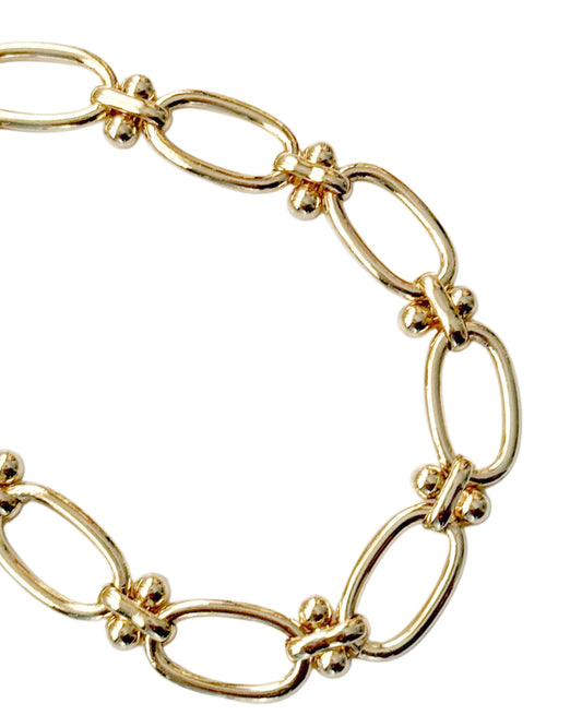 Chunky Fancy Link Bracelet