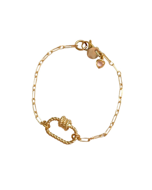 Dainty Carabiner Bracelet