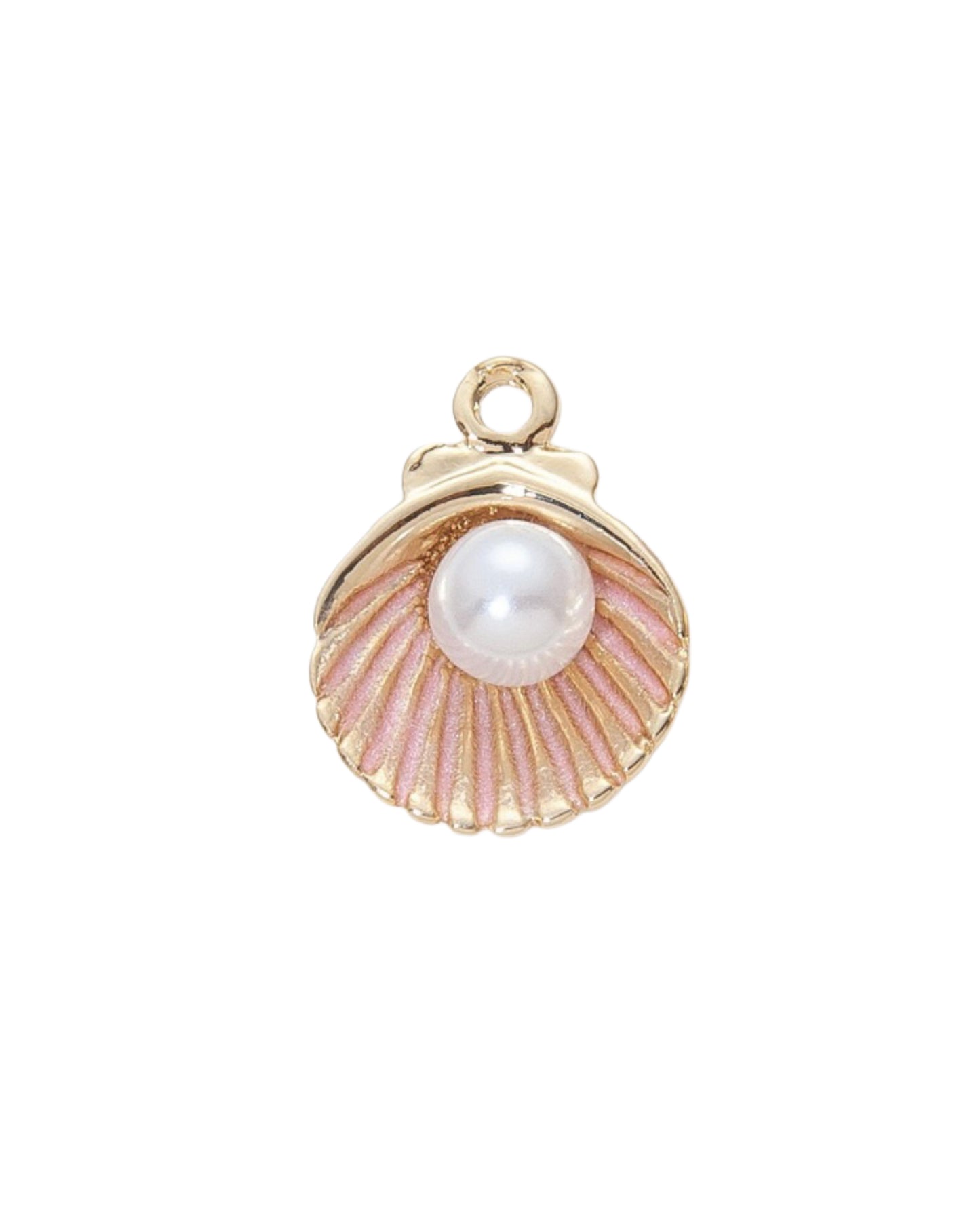 Pink Pearl Shell Charm