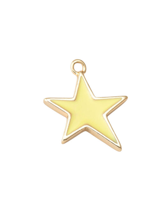 Yellow Star Charm