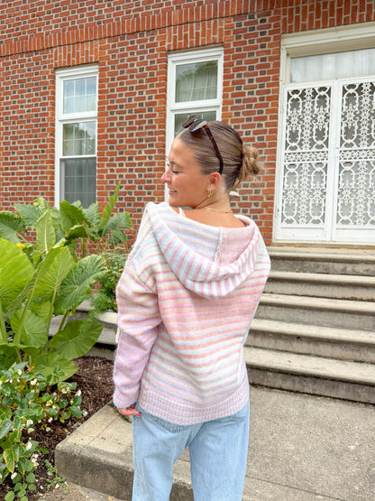 Sweetheart Zip-Up Sweater