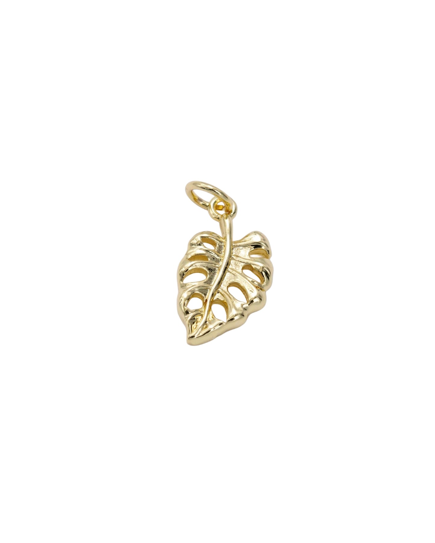 Tiny Palm Leaf Charm