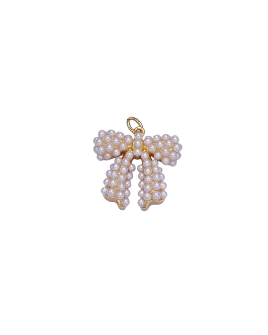 Pearl Bow Charm