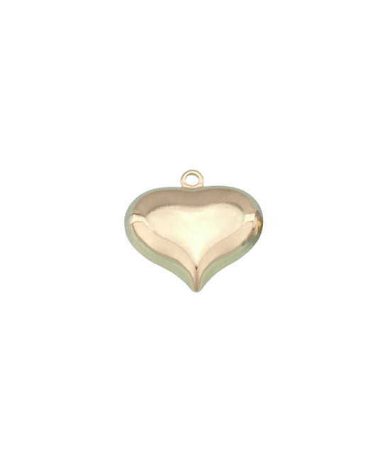 Big Puffy Heart Charm