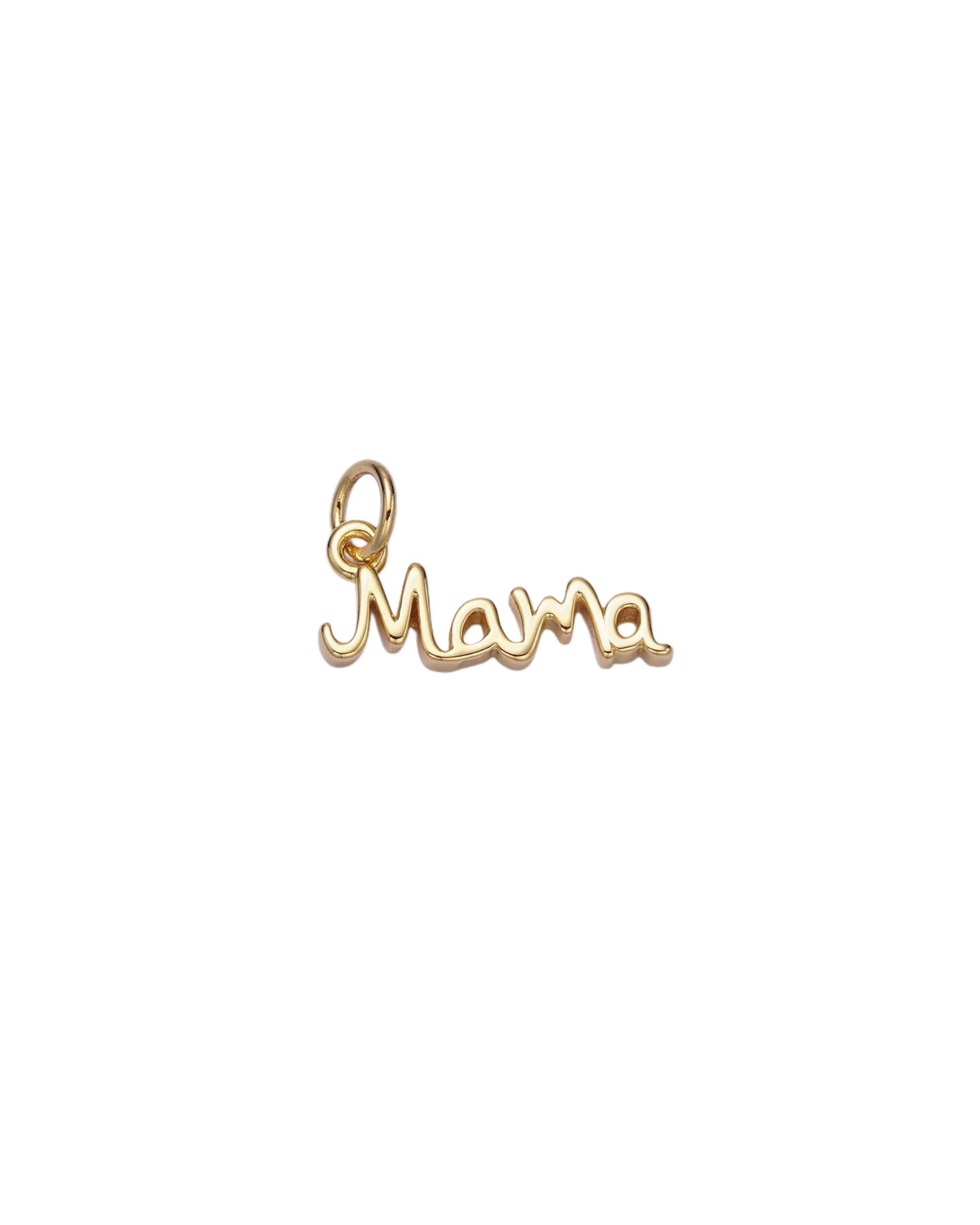 Cursive Mama Charm