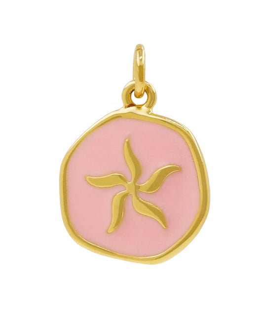 Pink Flower Charm