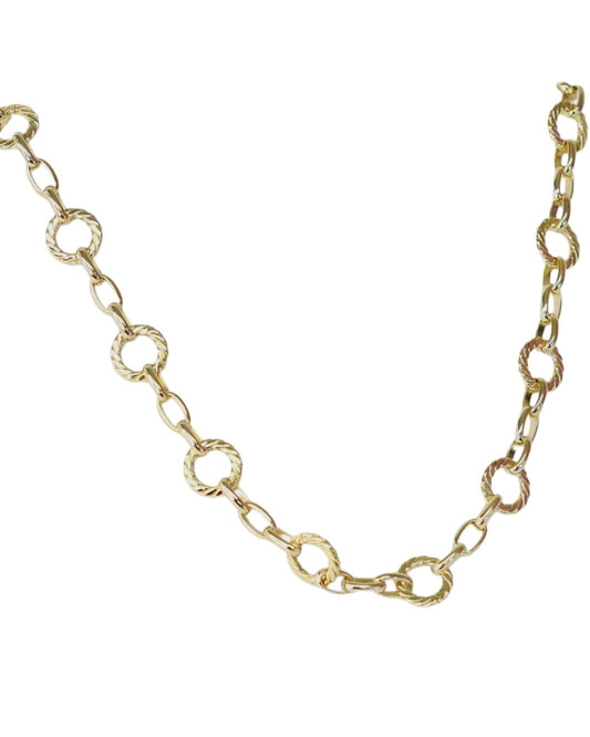 Gold Circle Necklace