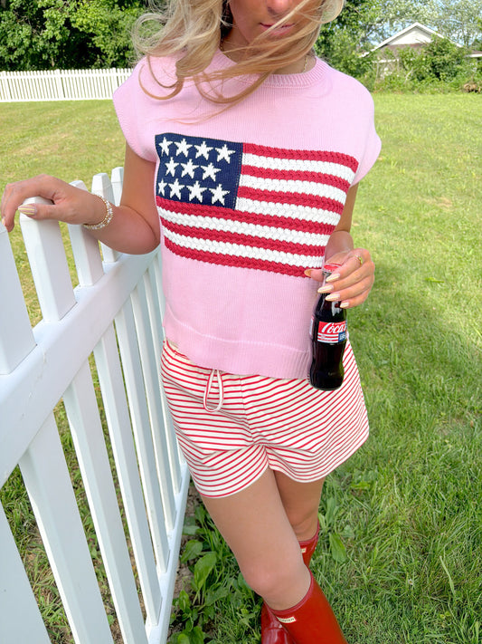 American Honey Flag Sweater