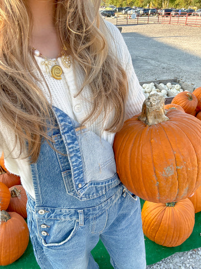 Golden Treasures Charm Necklace