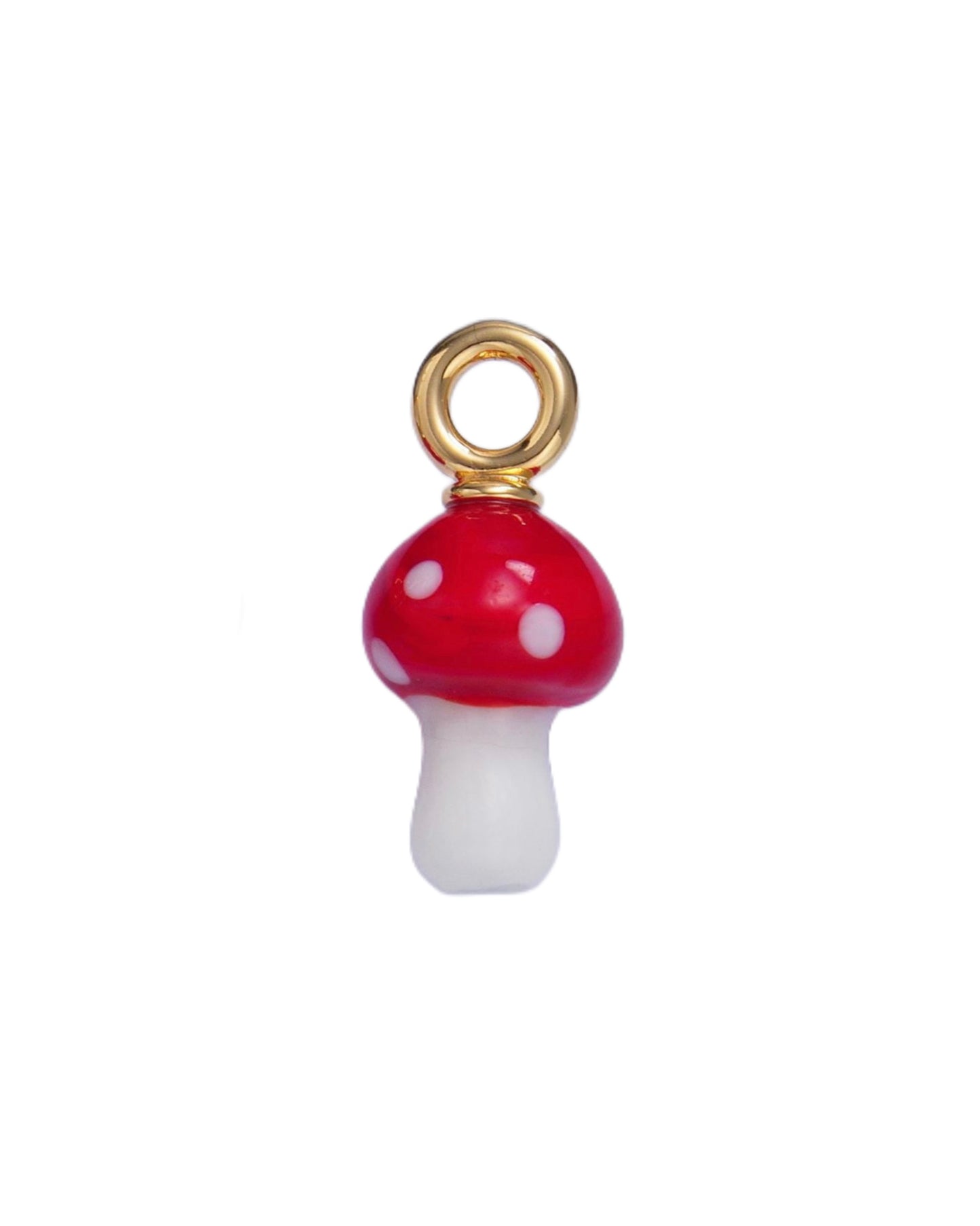 Ceramic Mushroom Charm