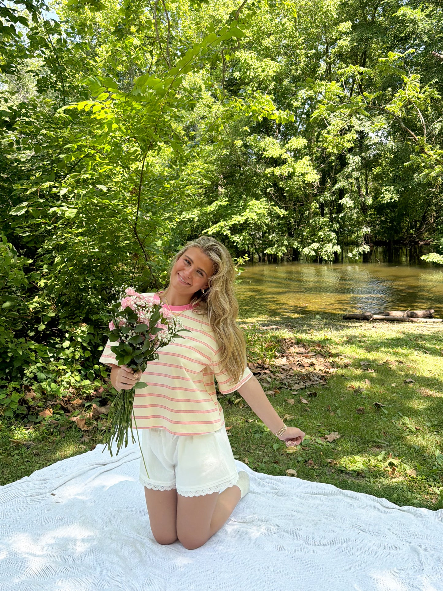 Summer Spritz Striped Tee