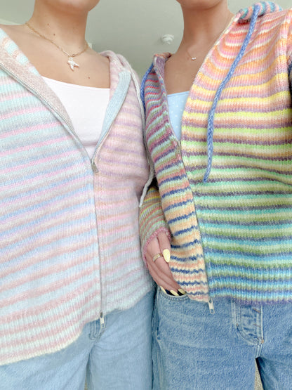 Sweetheart Zip-Up Sweater