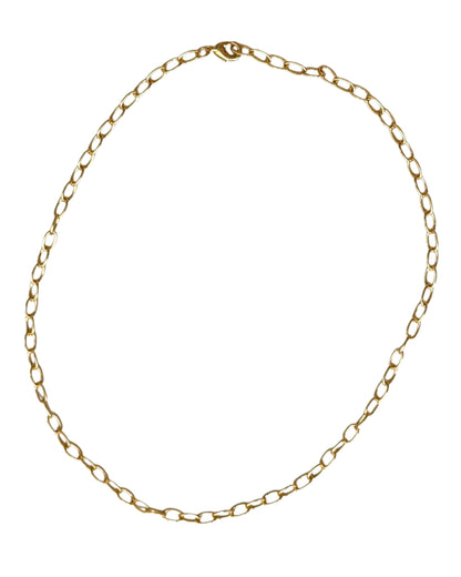Gold Oval Necklace