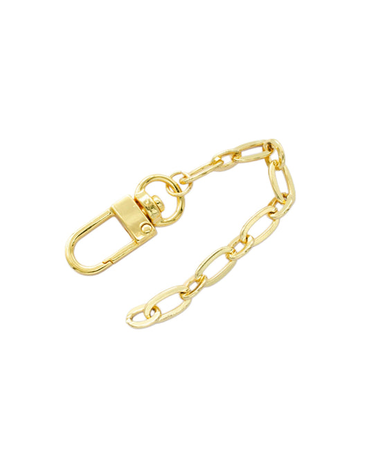 Dainty Small Oval Keychain Bag Charm Base