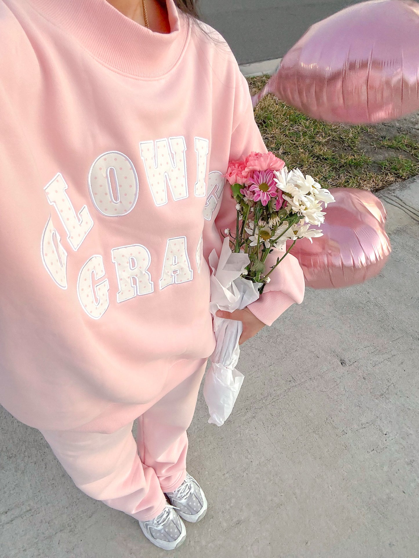 GG Pastel Pink Mockneck