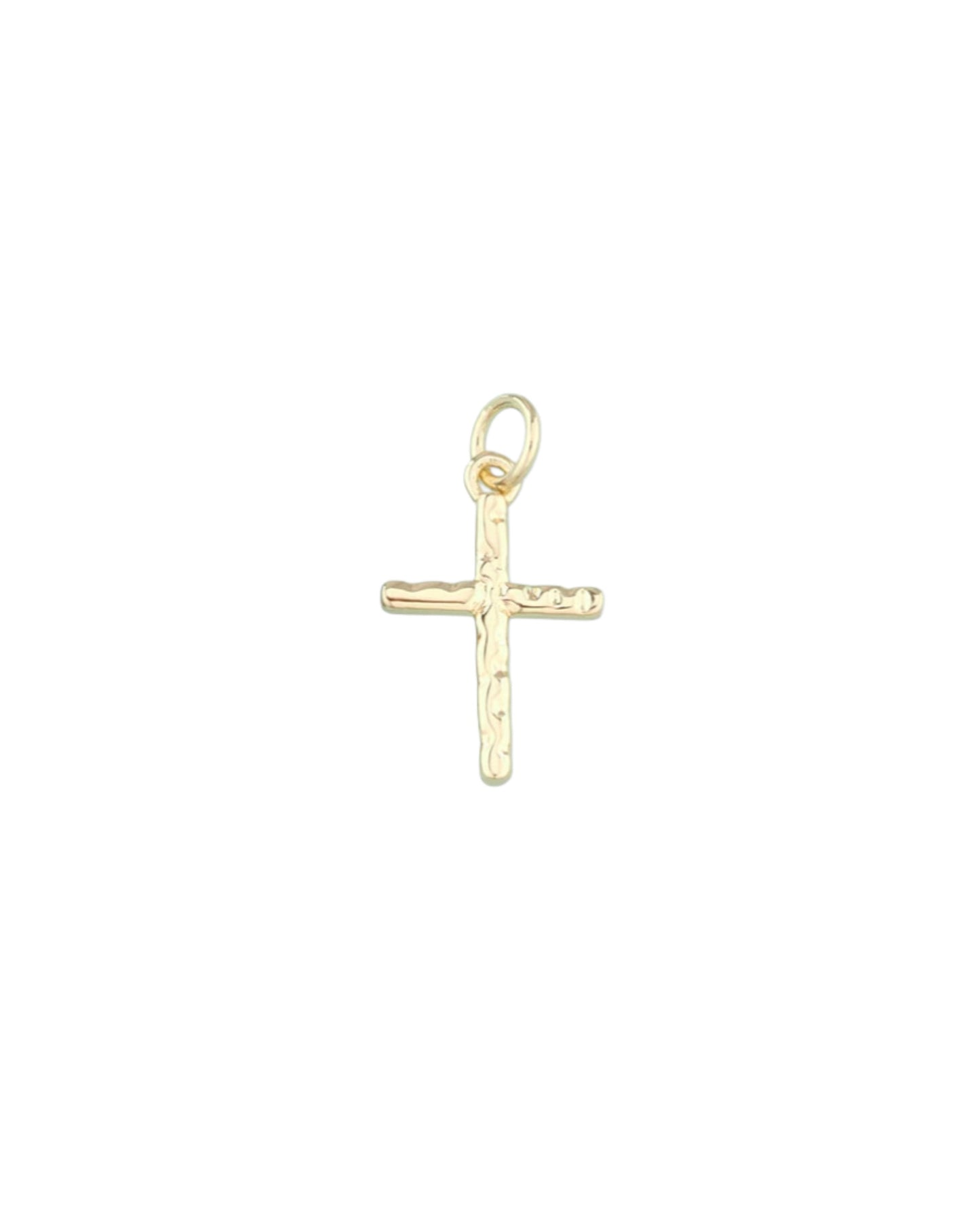 Textured Cross Charm