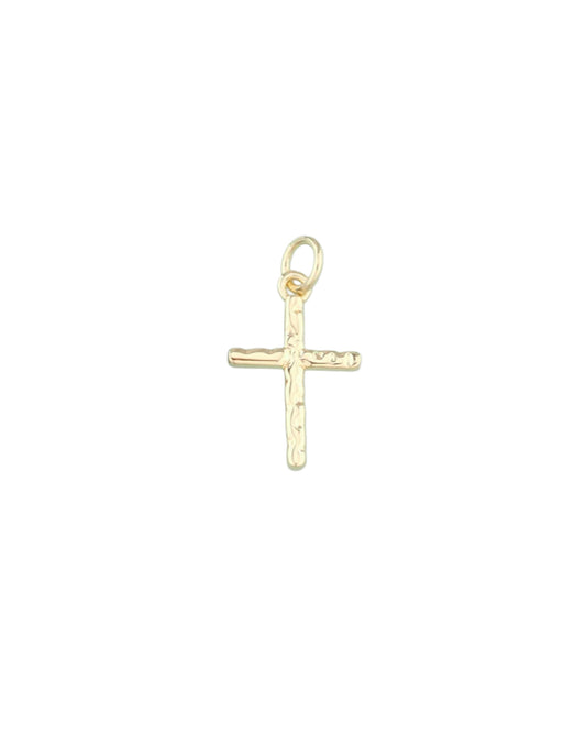 Textured Cross Charm