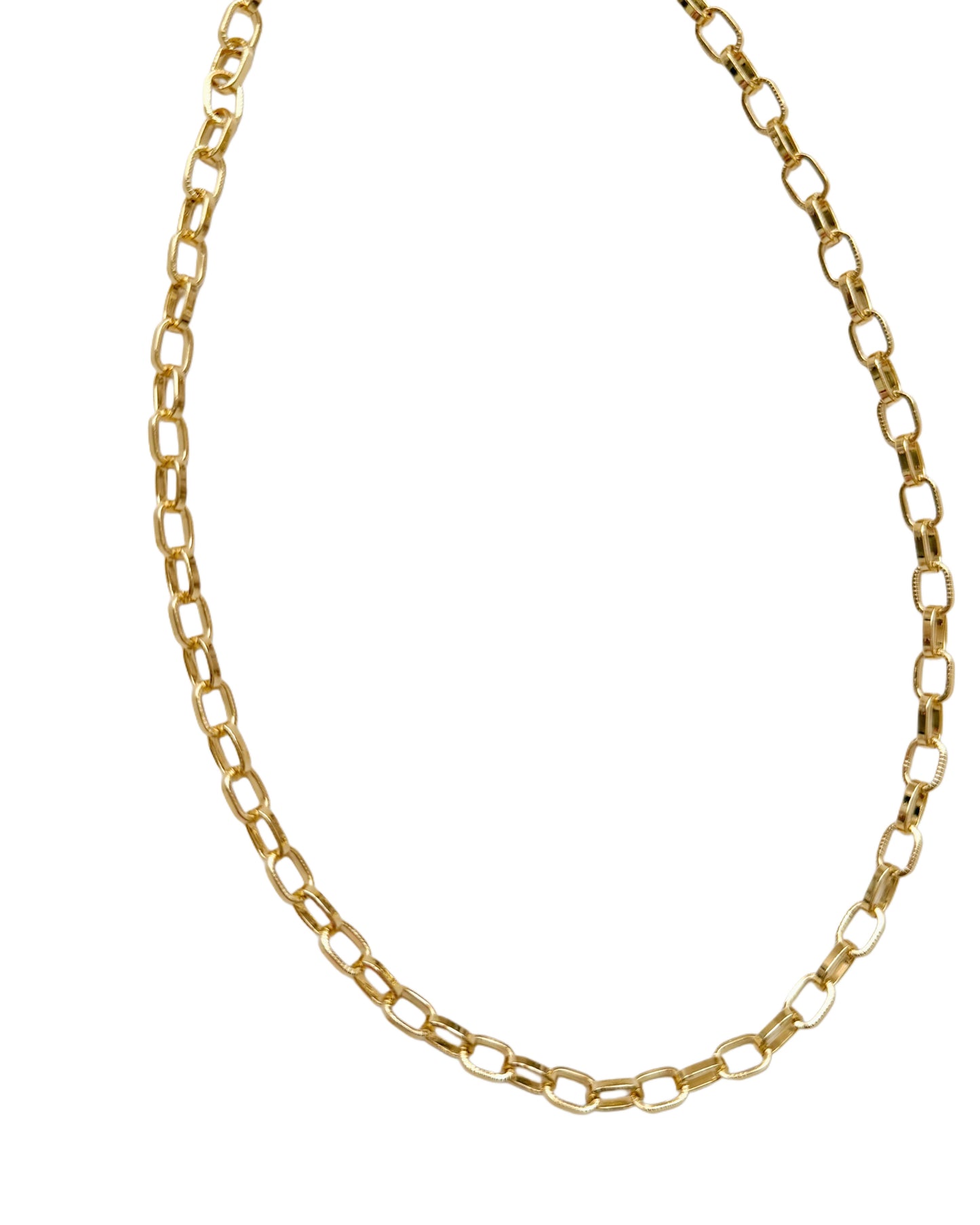 Square Gold Necklace