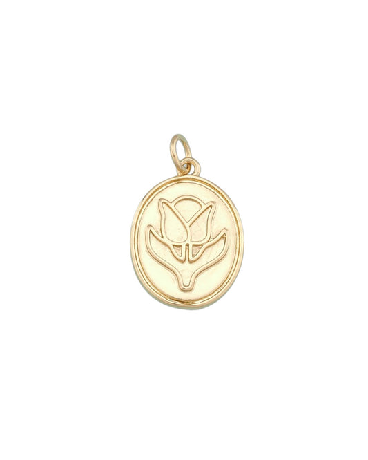 Oval Tulip Charm