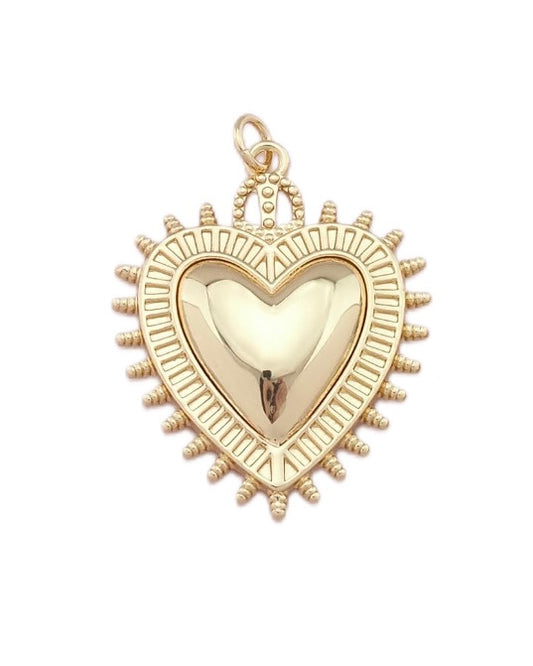 Fancy Heart Charm