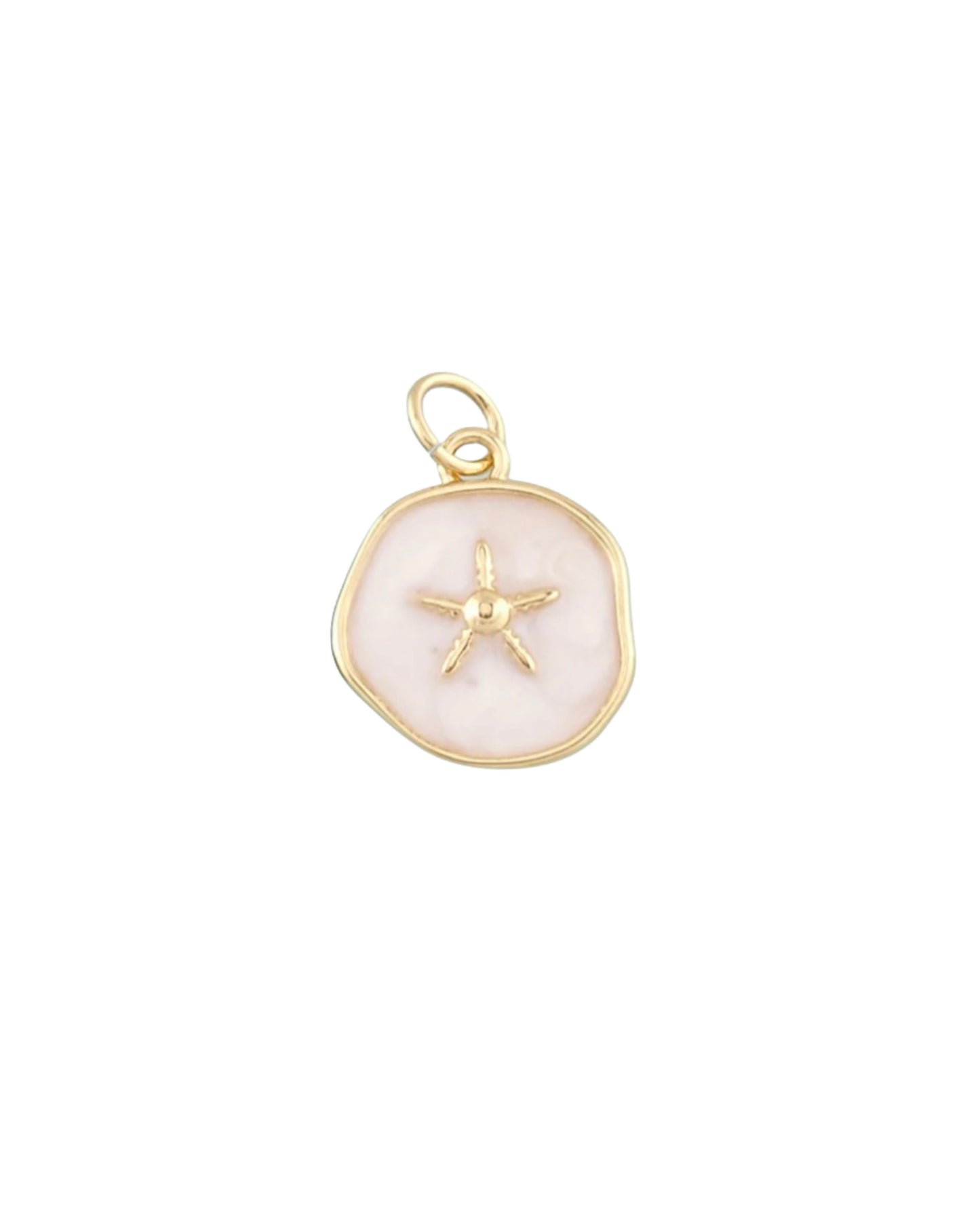 White Starfish Charm