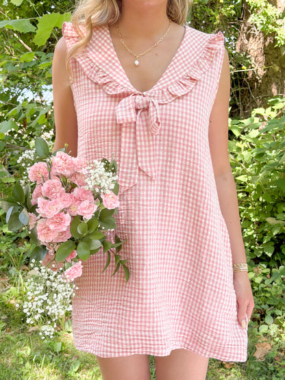 Picnic Date Gingham Dress