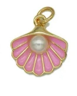 Pink Shell Charm