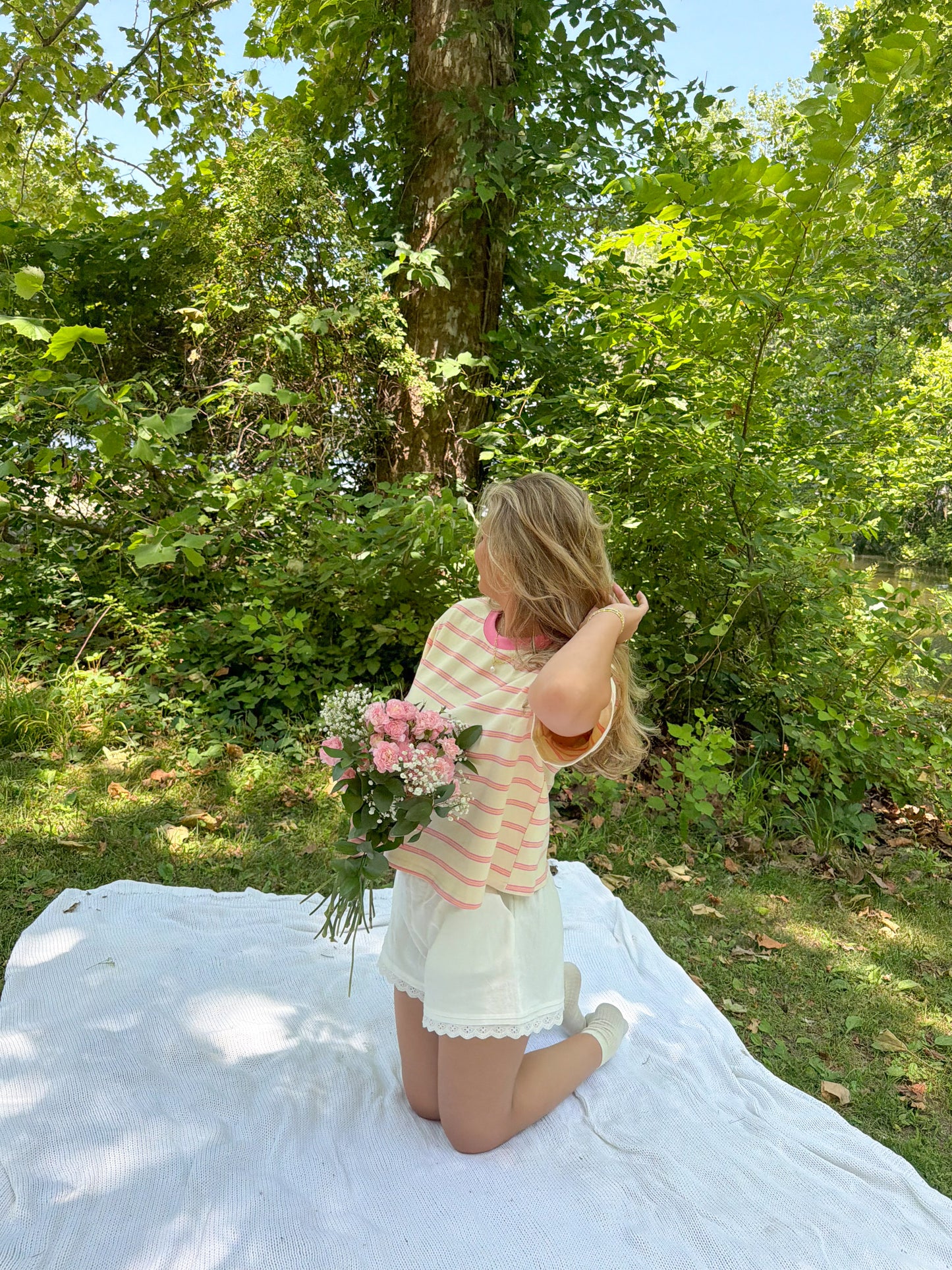 Summer Spritz Striped Tee