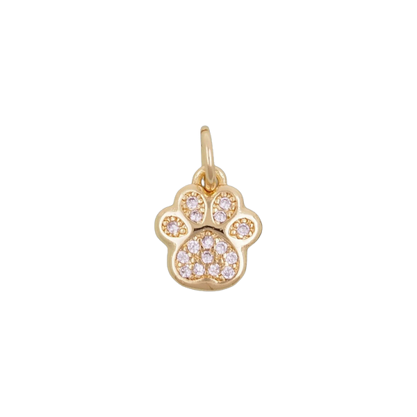 Gold Paw Charm