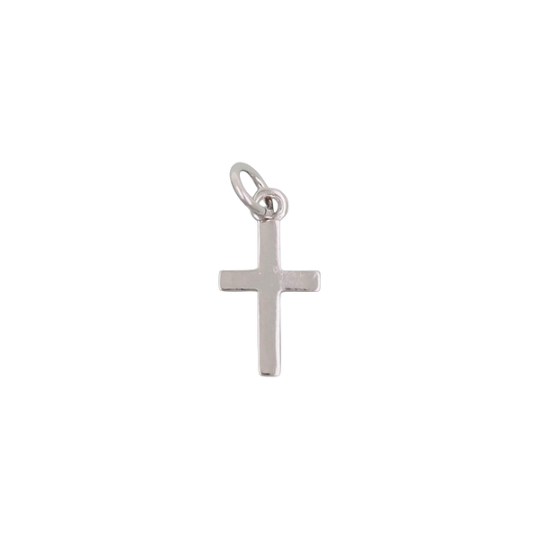 Silver Cross Charm